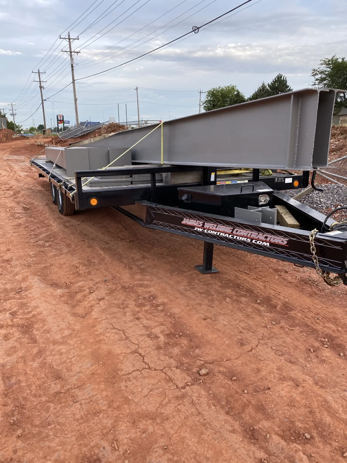 Fabricated steel ready for delivery by Jaime's Welding Contractors