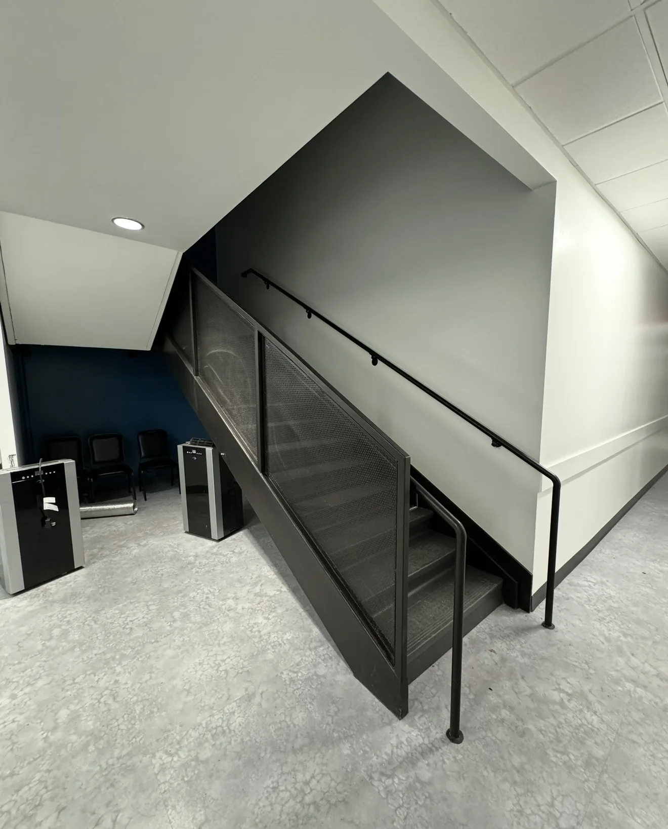 Interior stair and guardrail by Jaime's Welding Contractors