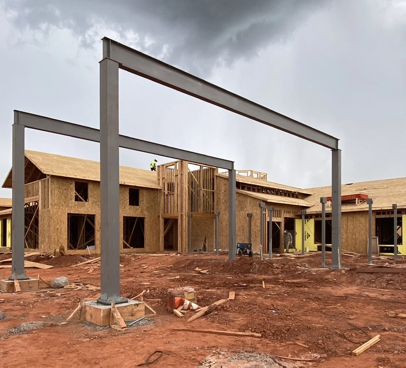 Large structural frame by Jaime's Welding Contractors