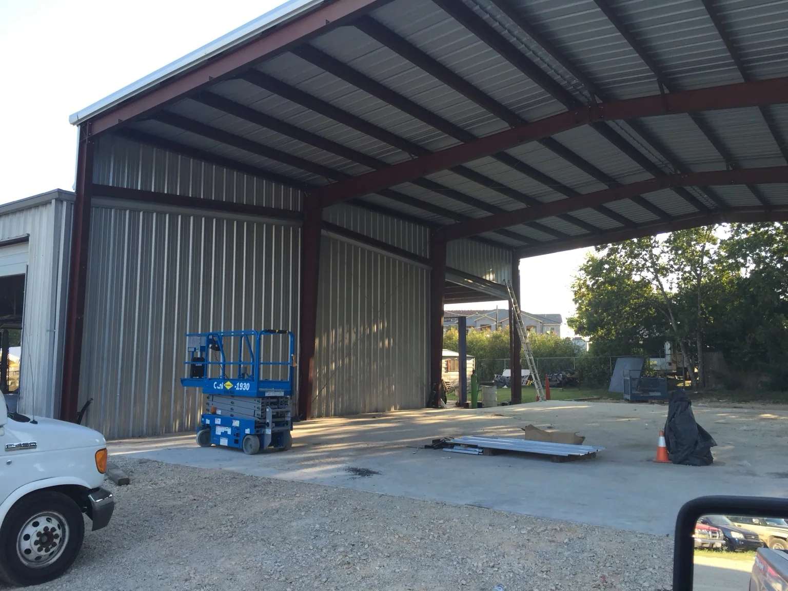 Steel building structure by Jaime's Welding Contractors